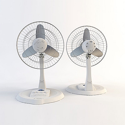 电风扇台式电风扇C4D模型