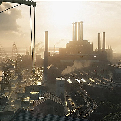 港口码头工厂场景3D模型 Kitbash3D多种软件格式立体模型