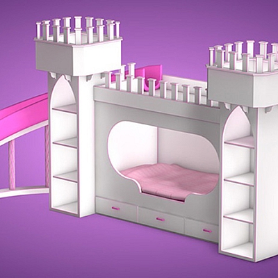 卡通玩具C4D低平面建筑城市多边形房屋游戏3D模型设计素材