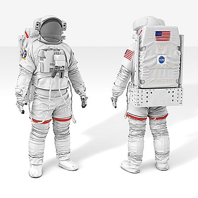 高精度宇航员3D模型C4D MAX FBX OBJ Blend