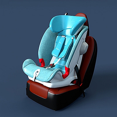 汽车儿童安全座椅C4D模型创意场景3D模型素材