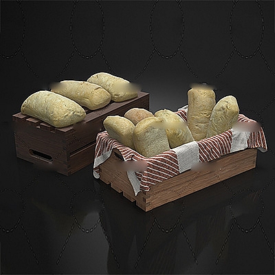 木盒里的面包 Bread