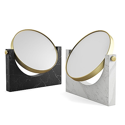 大理石镜子C4D模型 Pepe Marble Mirror