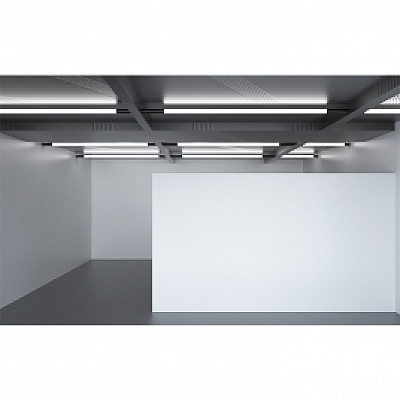 广告牌灯箱样机展示空间C4D模型场景工程源文件库设计素材静物031