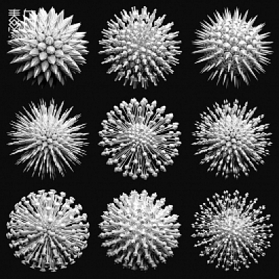 1762头发预设C4D附视频使用说明TMFstyle素材毛发模型材质