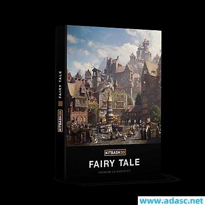 Kitbash3d童话下载K6童话村庄城堡小镇3D模型套件 Kitbash3D – Fairy Tale