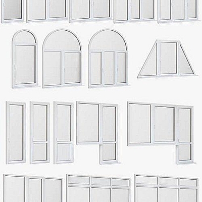 Windows PVC门下载 doors W1013