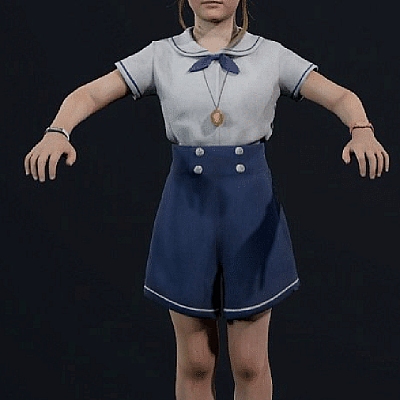 C4D生化危机2重制雪利酒柏金原版3D模型obj设计fbx素材C3373