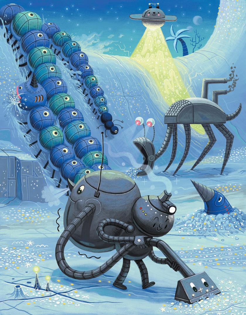 奇妙幻想！18款儿童场景插画
