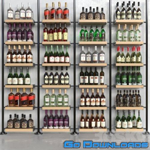 酒瓶模型