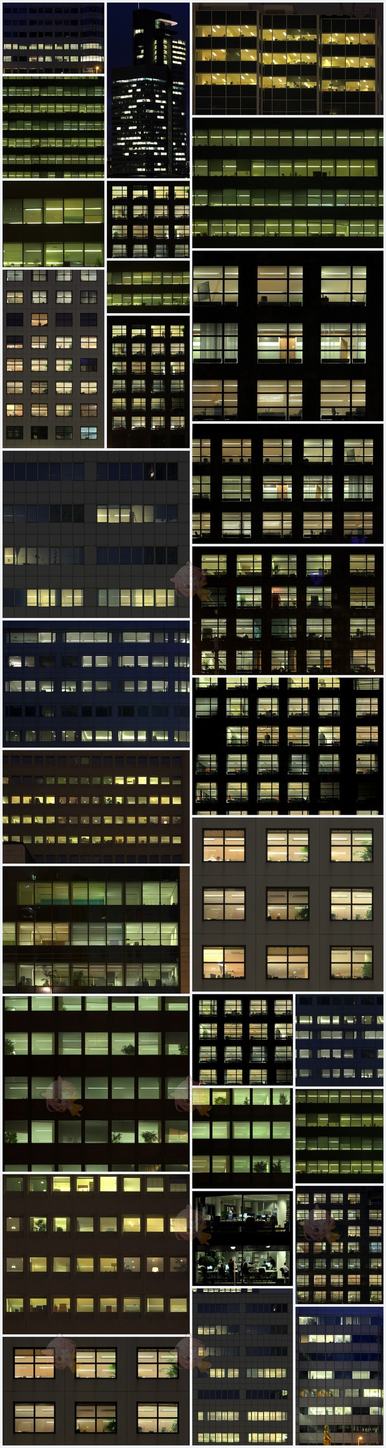 夜景窗户贴图