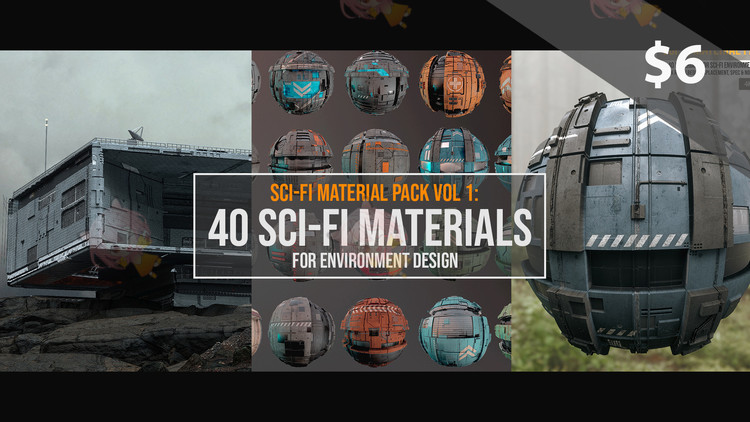 Sci-Fi Material Pack Vol 1