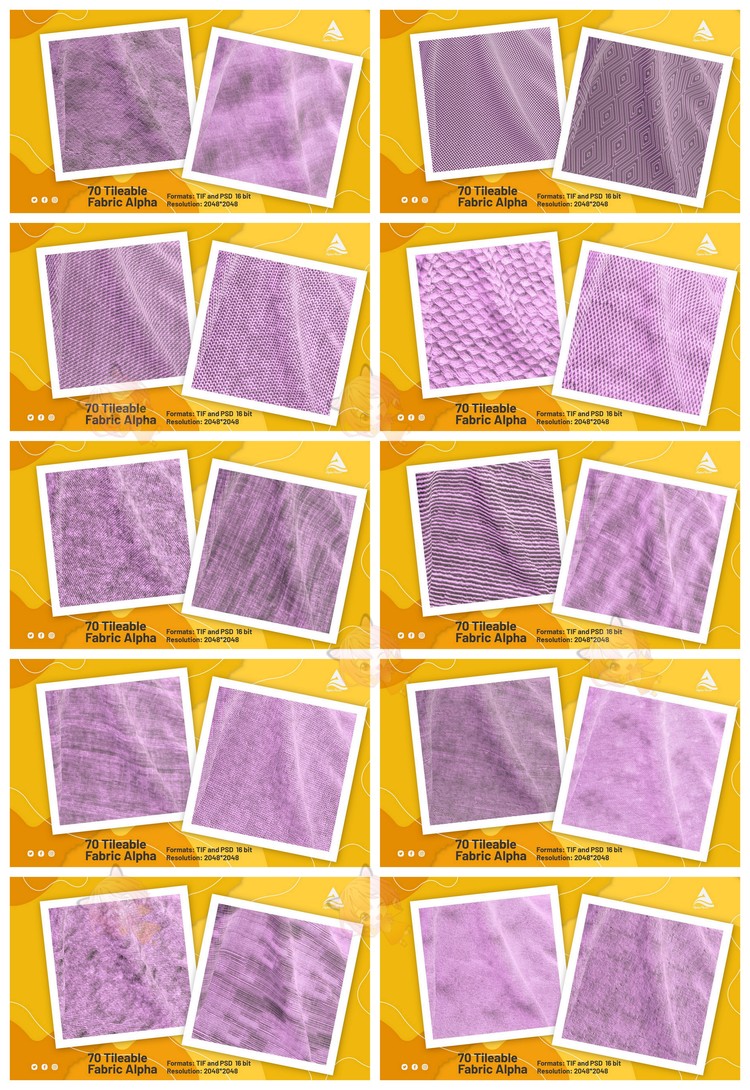 70 Tileable Fabric Alpha