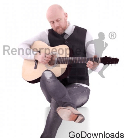 Joel Posed 014 3d model