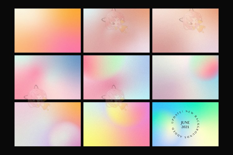 Grainy Gradient Textures CANVA
