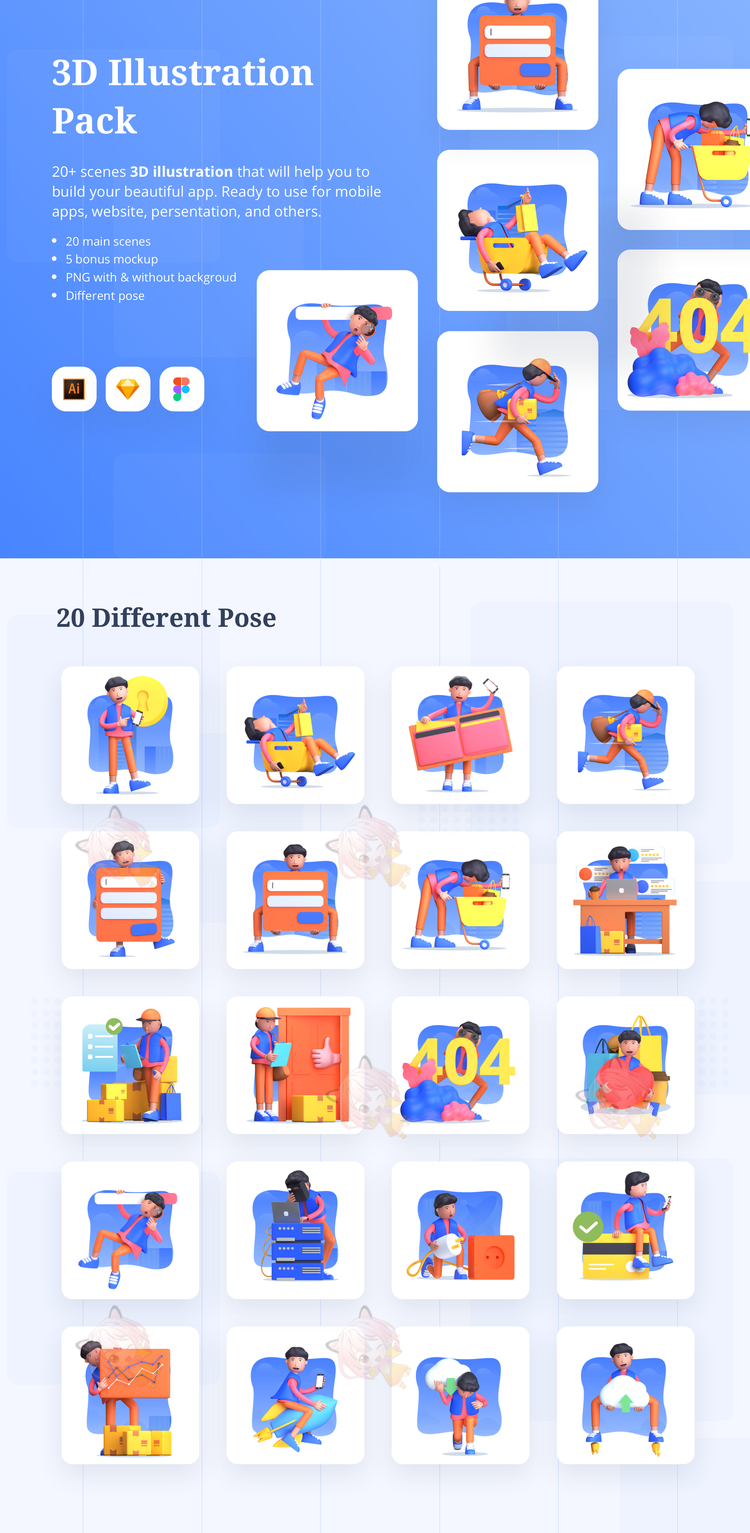 3D Illustration Pack