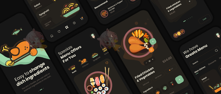 Foochi - Food Delivery App UI Kit