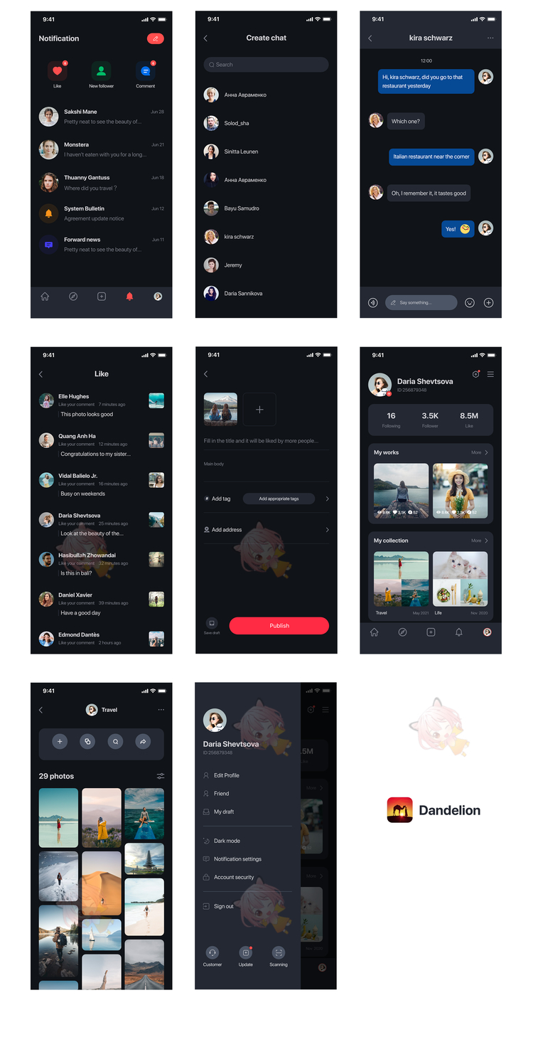 Social App iOS UI Kit