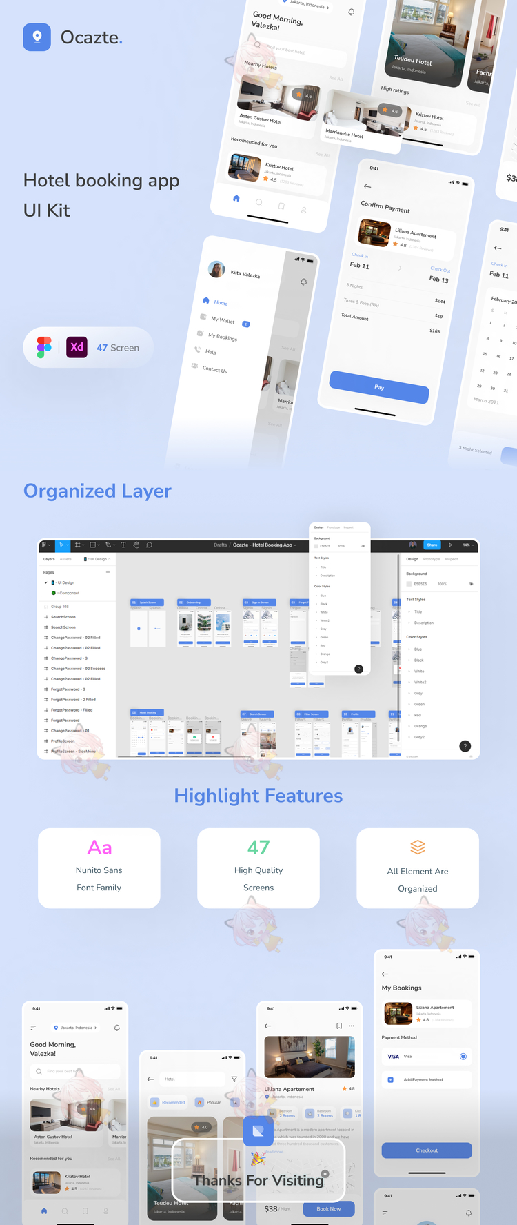 Ocazte - Hotel Booking App