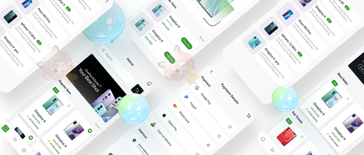 Mobile Shop - Premium Ecommerce App UI Kit