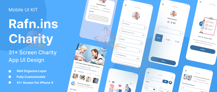 Rafn.ins - Charity UI Kit