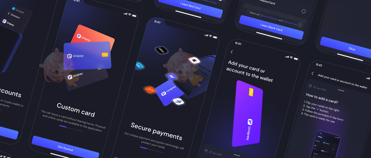 Unipay: Wallet App iOS UI Design System v1.1