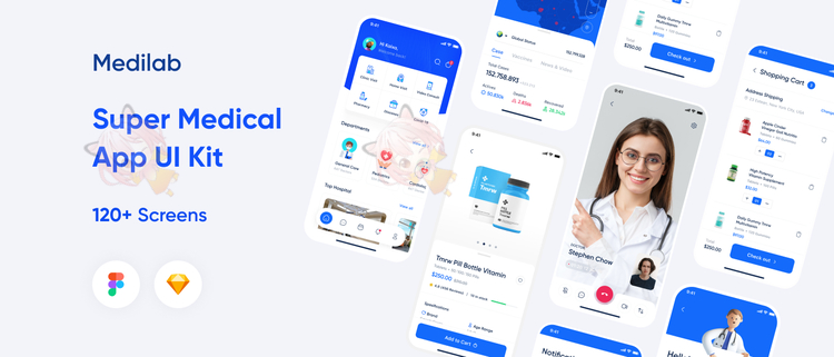 Medilab - Super Medical App UI Kit