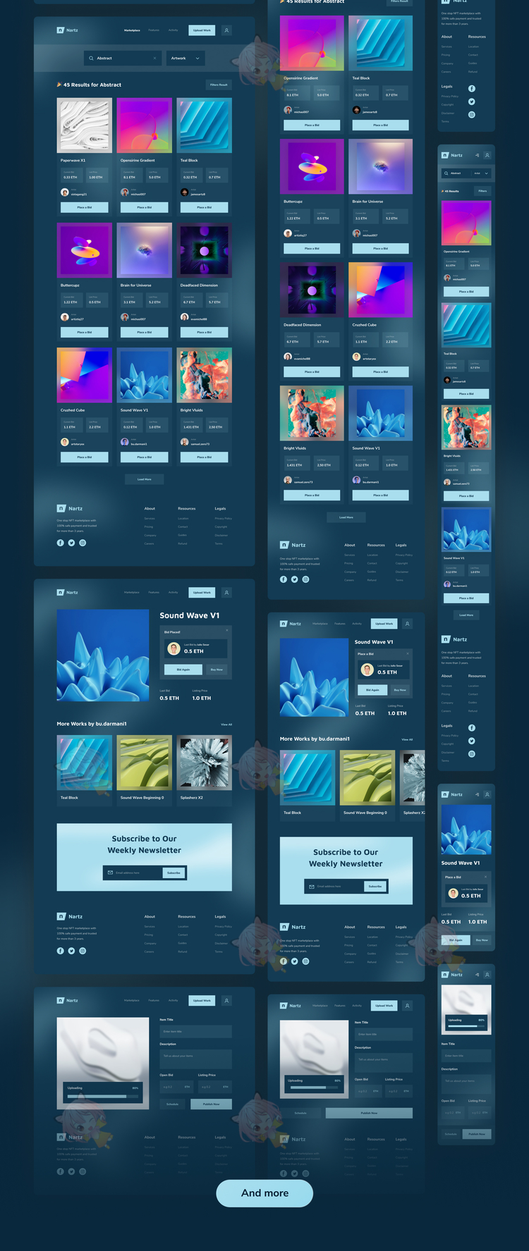Nartz - NFT Marketplace UI Kit