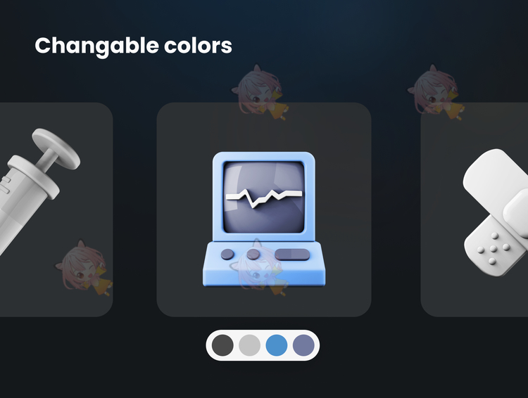 Healthcare 3D Icons