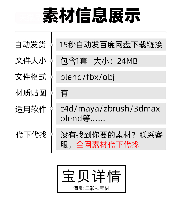 C4D科幻宇宙飞船战机游戏模型blend渲染fbx建模obj设计素材源文件C3764