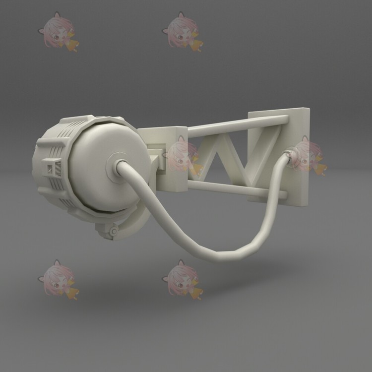 C4D低聚灯投影仪探照灯泛光灯聚光灯模型blend渲染fbx建模obj素材C3832
