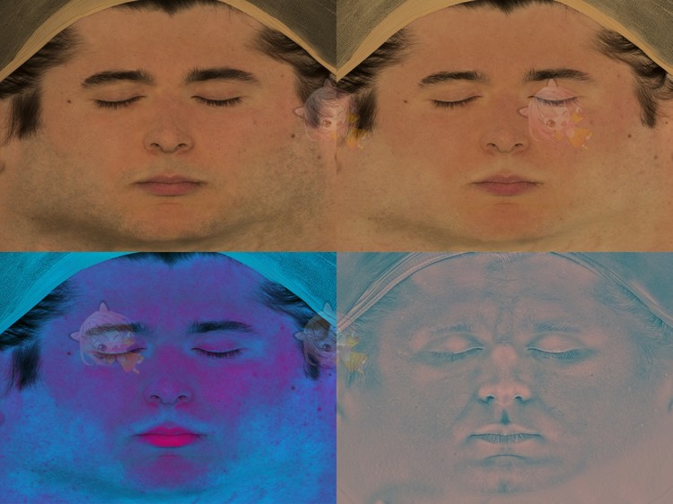Texturing XYZ Multi-channel人类面部脸部鼻子皮肤tif置换贴图8K C4009