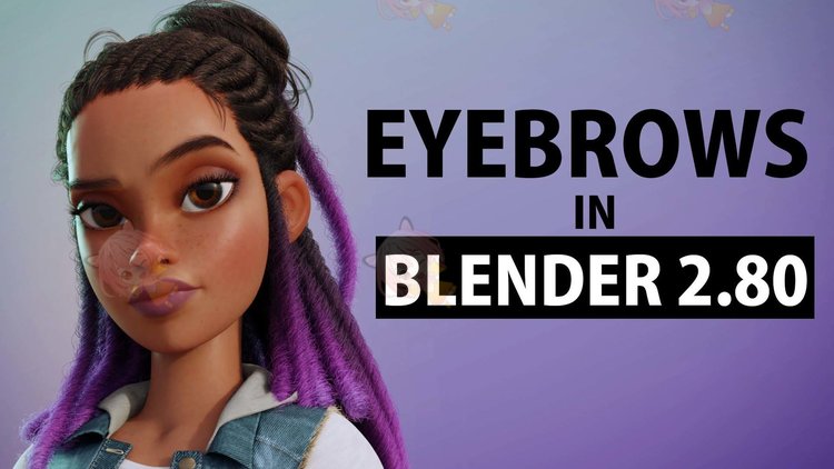 C4D人物眉毛Eyebrow模型3D渲染建模obj设计maya素材max塑形源文件C4031