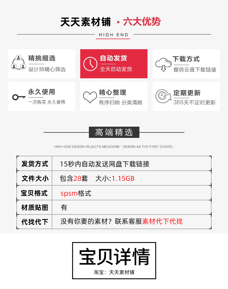 substance painter高细节木质木纹木材spsm智能材料真实仿真纹理肌理C4314