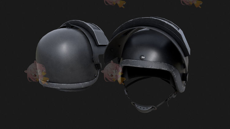 C4D三级头护具头盔电影游戏资源3D模型max渲染fbx建模obj素材maya C4345