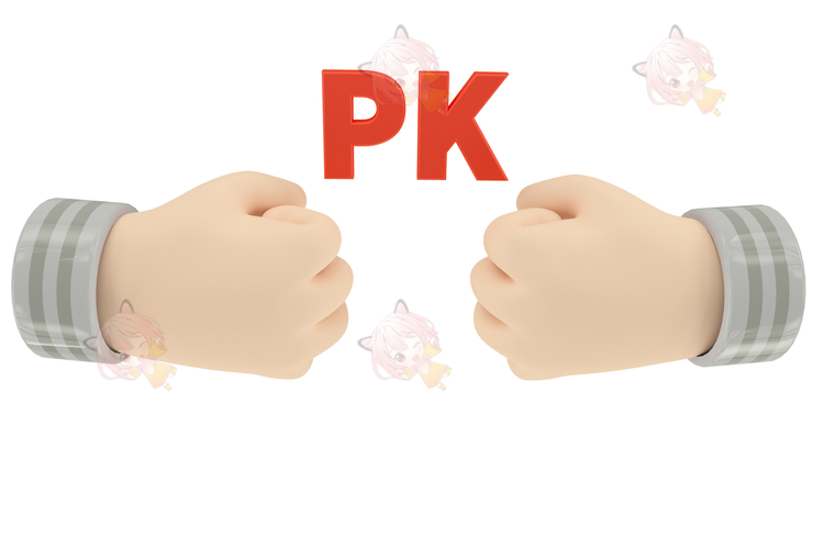 C4D卡通对垒PK握拳手势拳头三维3D模型OC渲染器建模设计素材源文件C4429