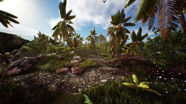 UE4海洋水系统水面水波浪花插件游戏电影资产资源设计素材源文件B82