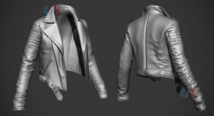 zbrush衣服褶皱皱纹zb画笔建模素材塑形纹理填充游戏美术雕刻图案C4496