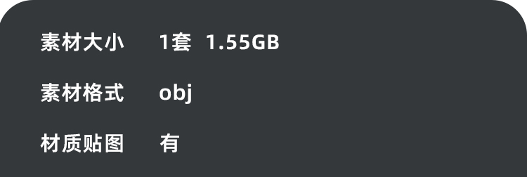 C4D男生女生男性女性头发辫子马尾短发长发obj模型建模渲染设计素材