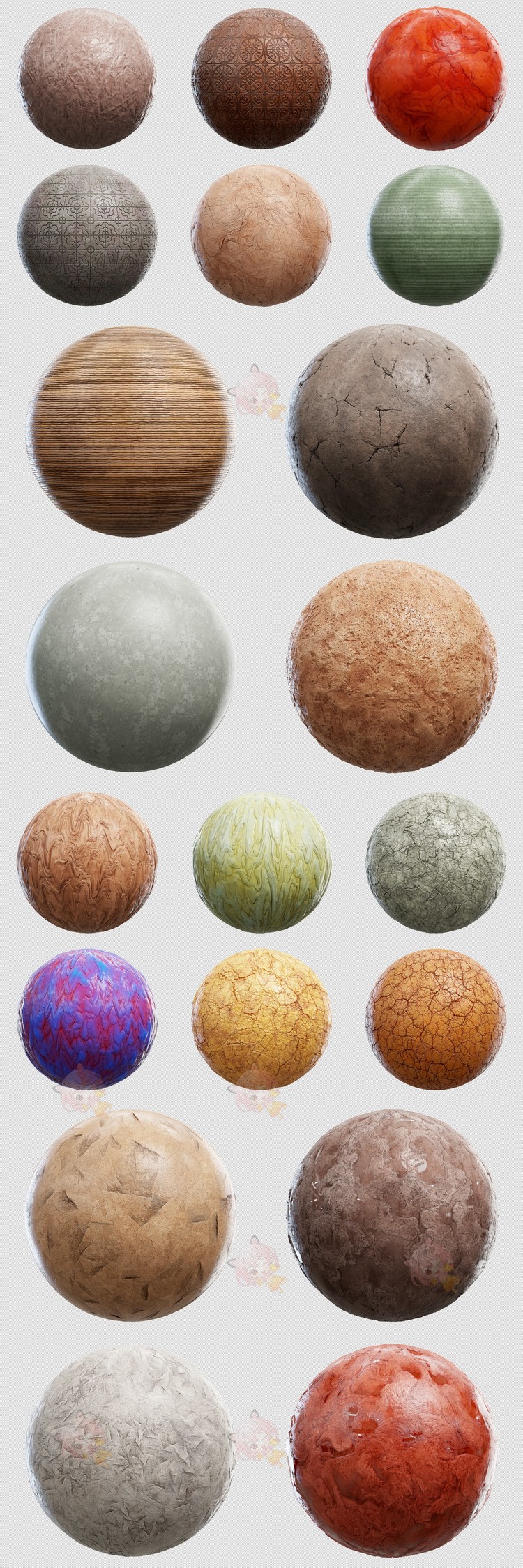 jpg粘土PBR纹理unity雕刻blender贴图sbsar地面UE4泥土设计素材C4539
