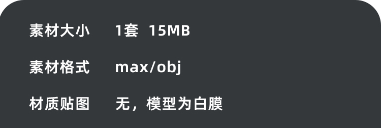 C4D前门zbrush门链maya门锁套件max模型obj建模3D渲染素材源文件B188