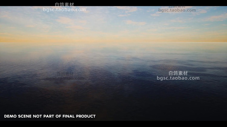 UE4水面贴花海面湖面海底纹理贴图海洋泡沫波浪涟漪设计素材B202