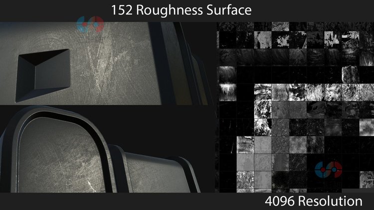 Substance Painter划痕污垢粗糙度金属表面3D纹理贴图jpg设计素材C4672