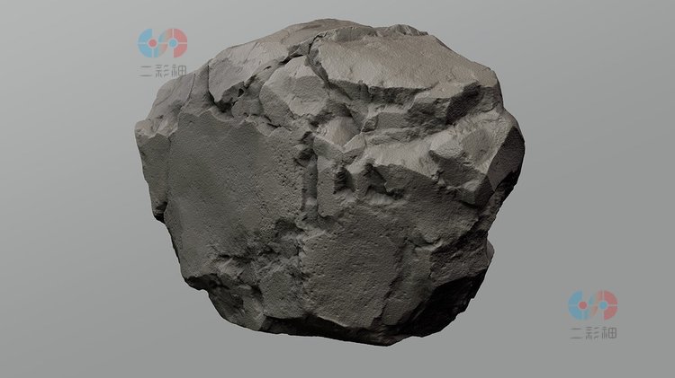 zbrush石头石块巨石岩石zb笔刷建模alpha素材塑形纹理3D游戏雕刻C4673