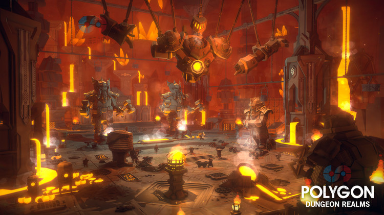 unity3D卡通低模地牢矮人恶魔骷髅服饰模块化建筑物武器道具模型素材C4752
