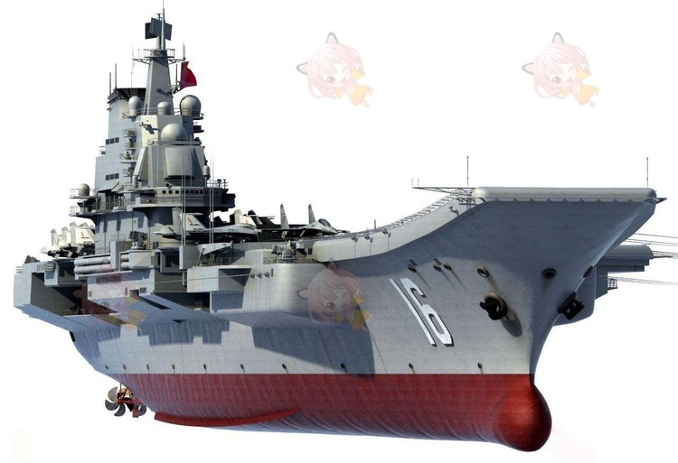 3dmax低模次时代写实航母航模战舰基地船模型航空母舰素材源文件C5025