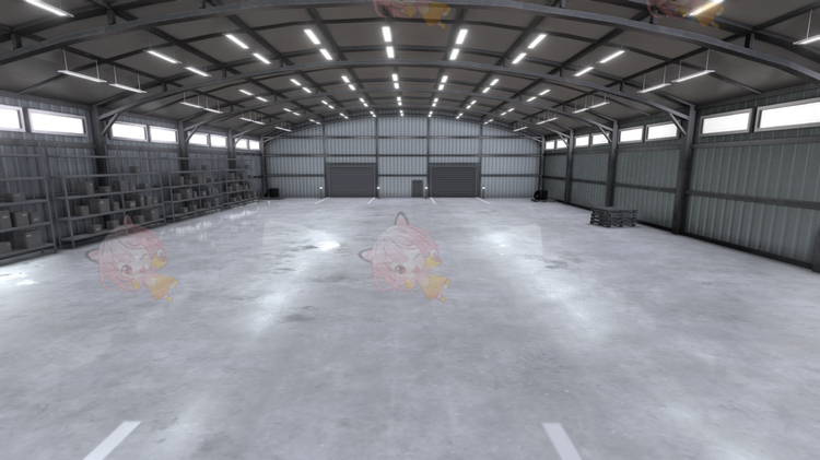 C4D低模仓库工厂储物间blender格式3D三维obj模型fbx设计maya素材C5150