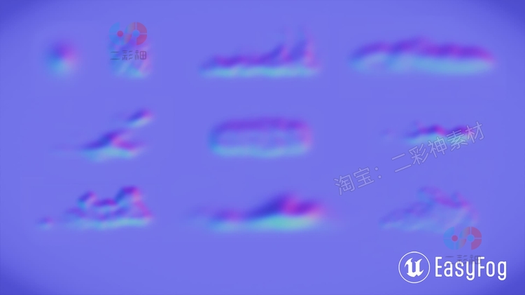 EasyFog雾气UE4水雾UE5云雾烟雾云水汽电影游戏环境美化渲染素材C5208
