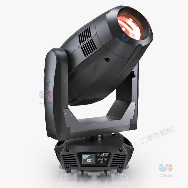 C4D音乐会场景模型音箱氛围灯扬声器讲台舞台obj模型fbx场景素材C5264