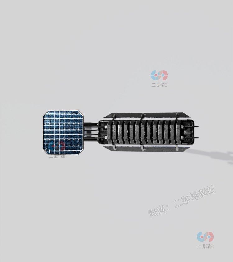 C4D赛博朋克路灯PBR纹理游戏资产fbx模型建模渲染maya设计3d素材C5265